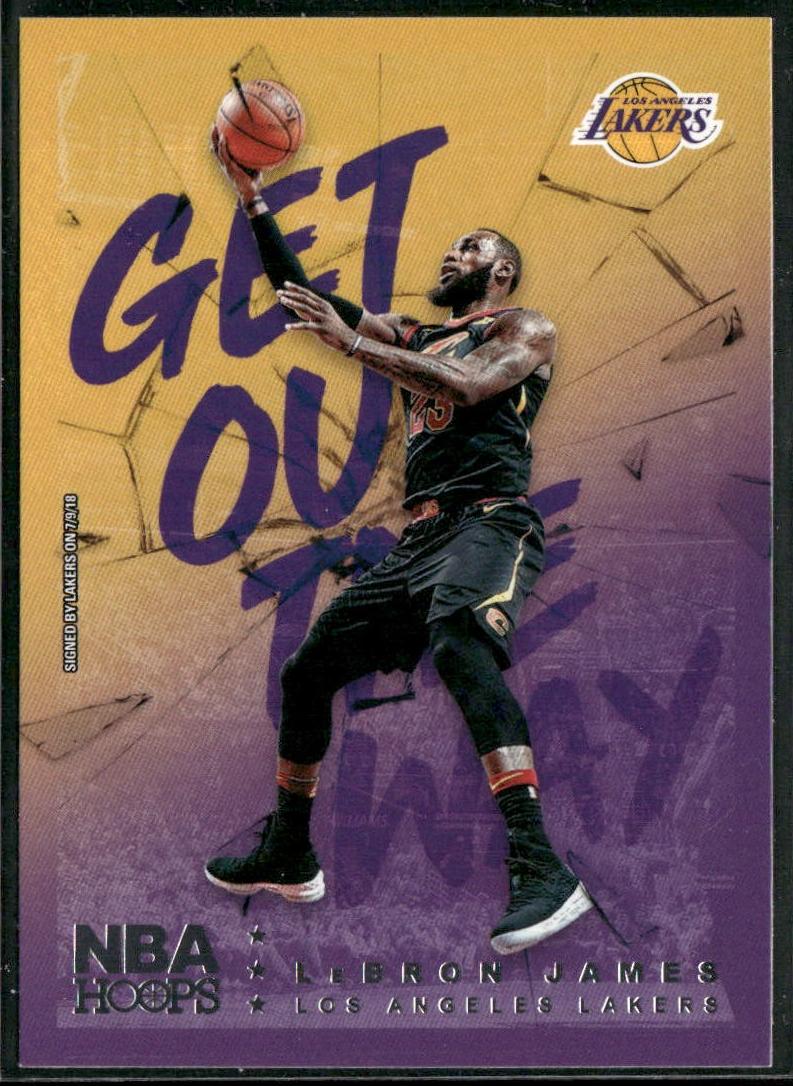 2018 Panini Hoops Basketball LeBron James #GOW-3