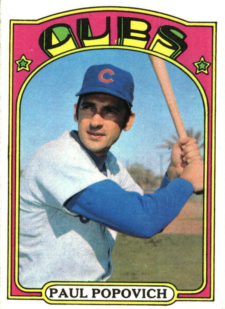 1972 Topps Baseball Paul Popovich #512 PSA 9