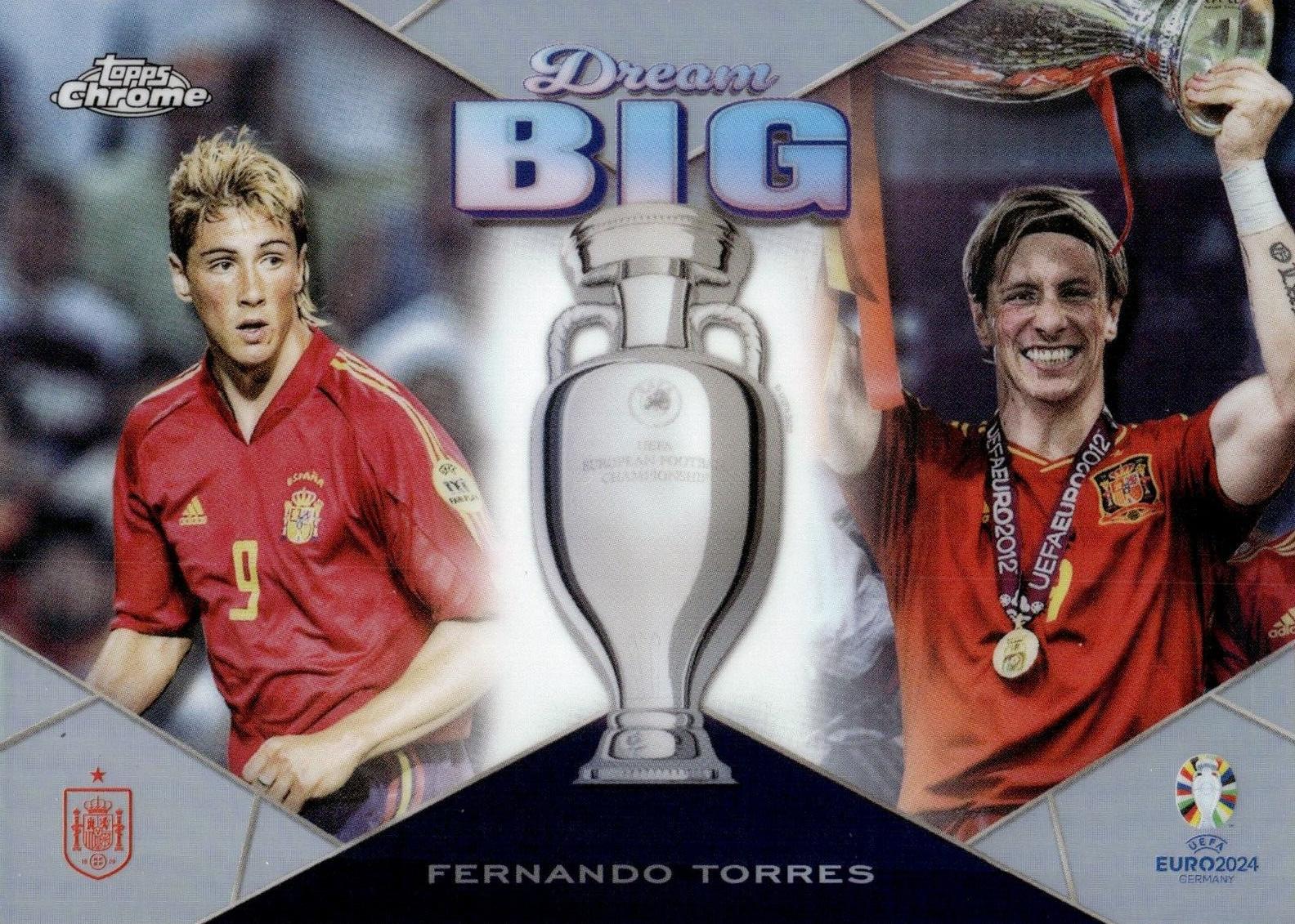 2024 Topps Chrome UEFA Euro Soccer Fernando Torres #DB-9 PSA 10