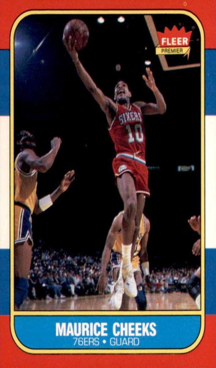 1986 Fleer Basketball Maurice Cheeks #16 PSA 10