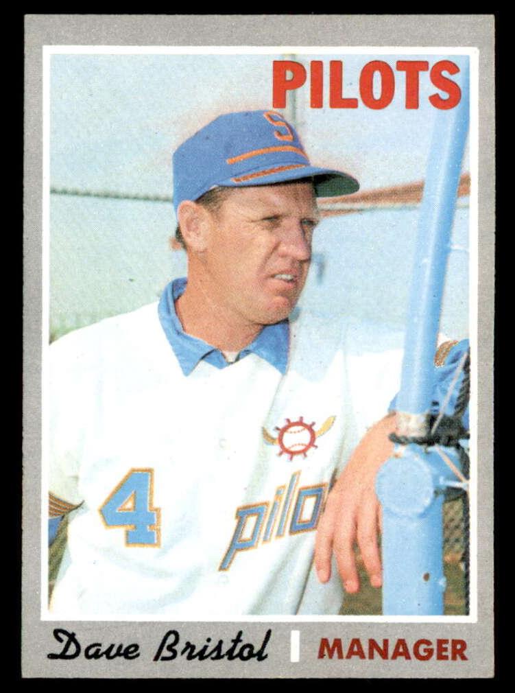 1970 Topps Baseball Dave Bristol #556
