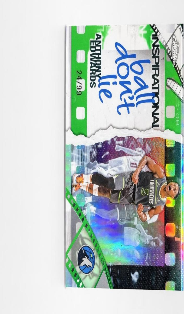 2025 Topps Chrome Basketball Green Refractor Anthony Edwards #IP-5