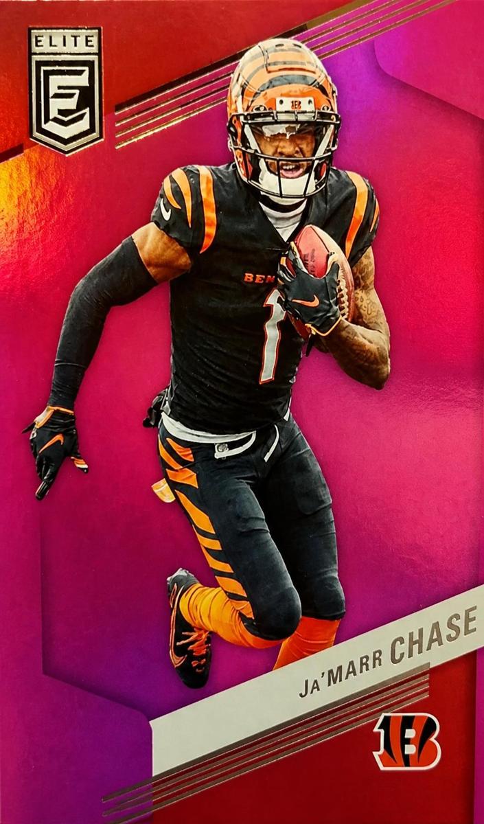 2023 Donruss Elite Football Pink Ja'Marr Chase #47