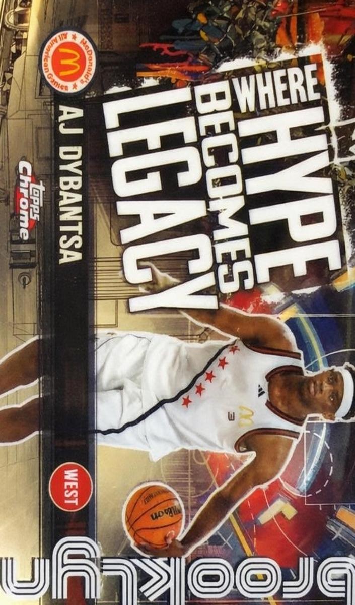2025 Topps Chrome McDonald's All American Basketball AJ Dybantsa #HL-1 PSA 9