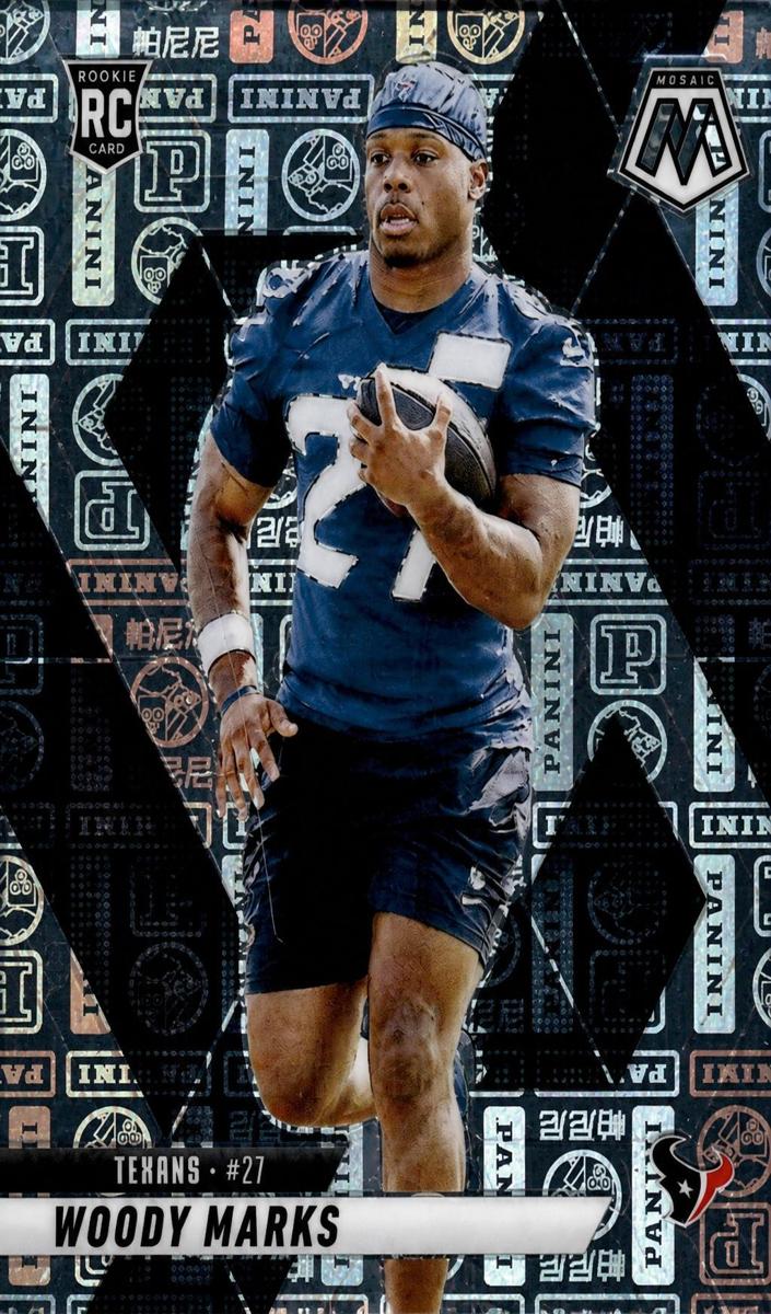 2025 Panini Mosaic Football Silver Knight Woody Marks #395