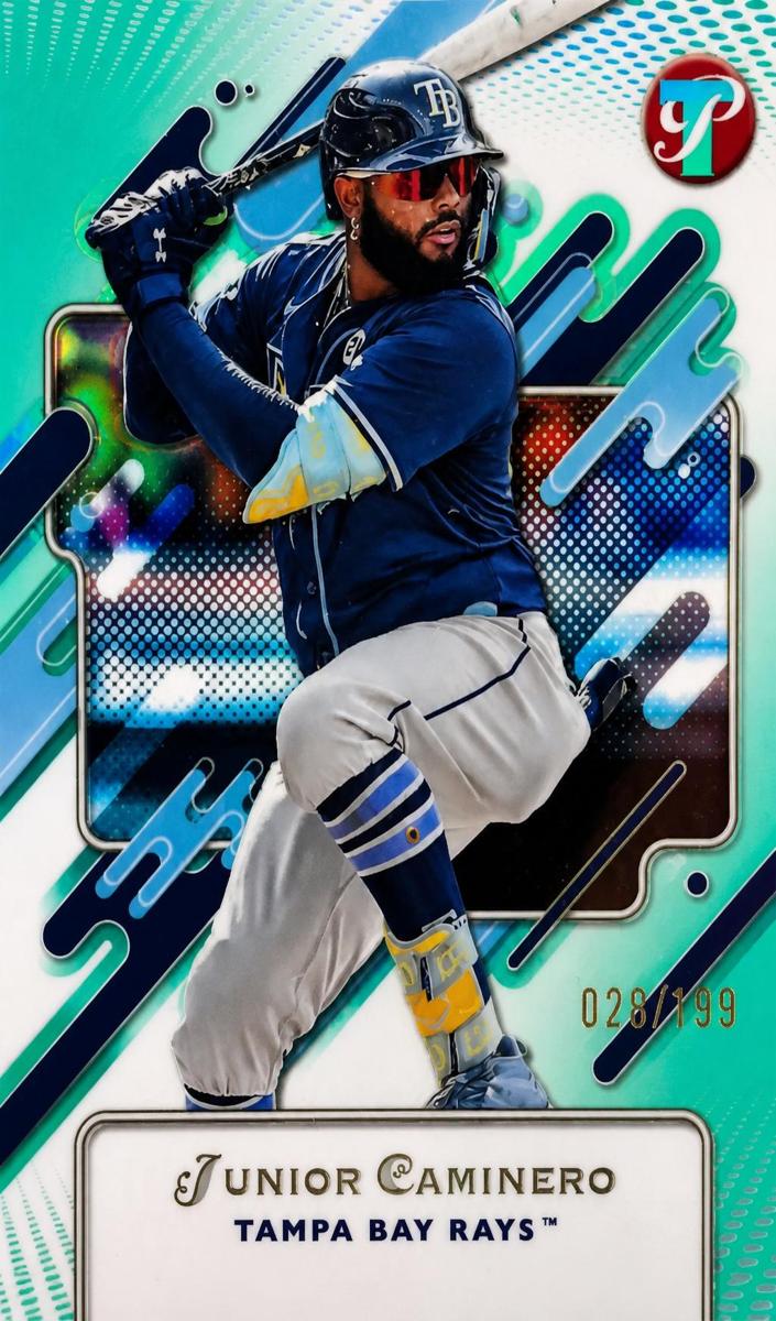 2025 Topps Pristine Baseball Aqua Refractor Junior Caminero #233