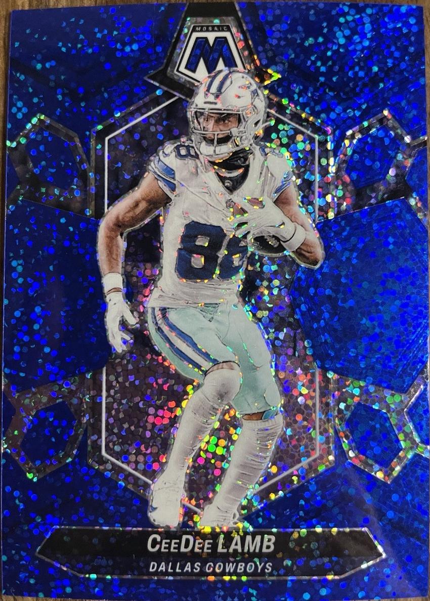 2024 Panini Mosaic Football Blue Sparkle CeeDee Lamb #59