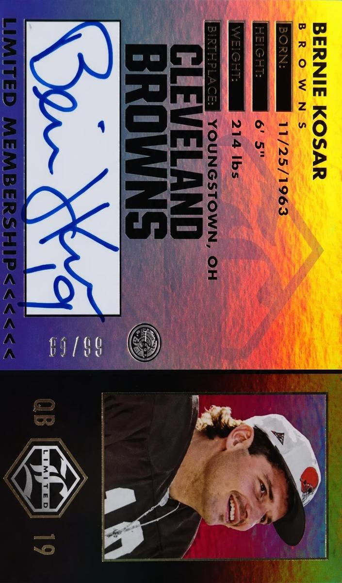 2023 Panini Limited Football Bernie Kosar #MEM-BKO