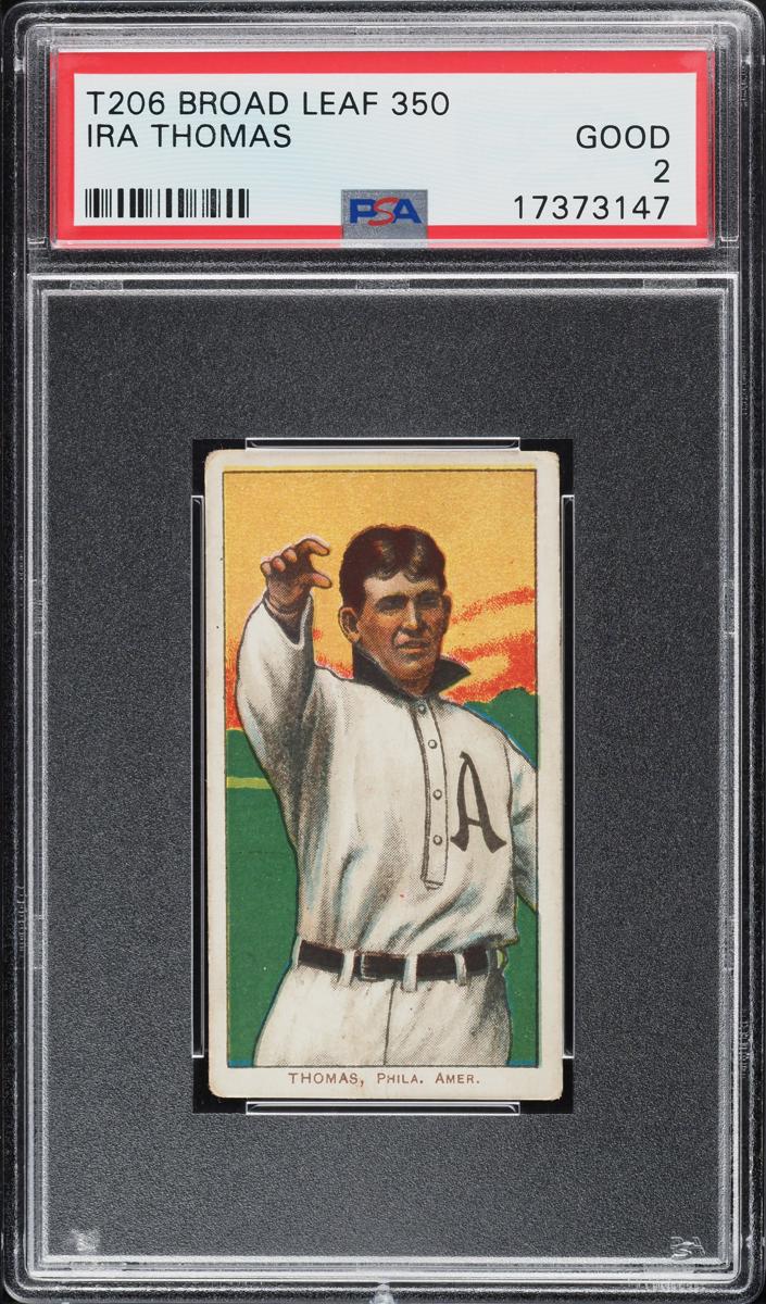 1909-11 T206 Baseball Ira Thomas #NNO
