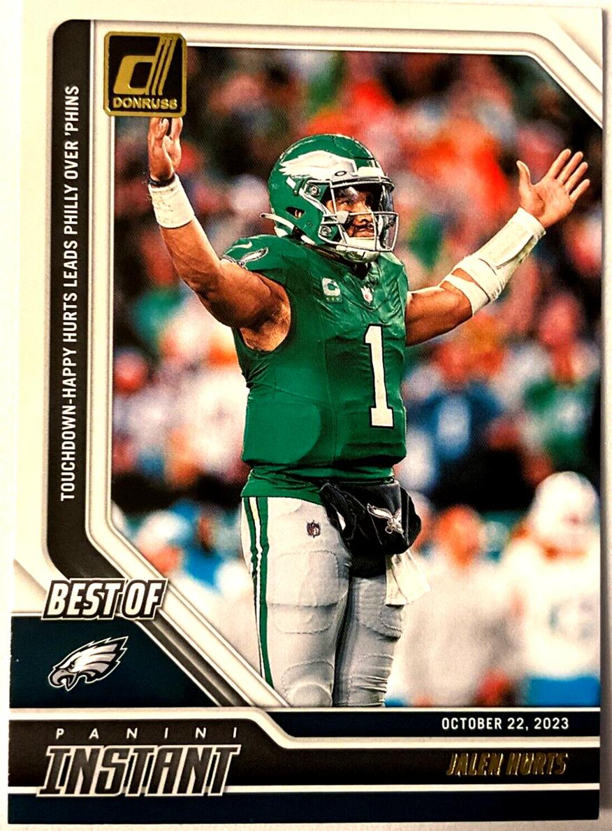 2024 Panini Donruss Football Jalen Hurts #21 PSA 9