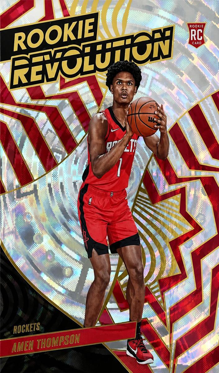 2023 Panini Revolution Basketball Fractal Amen Thompson #15