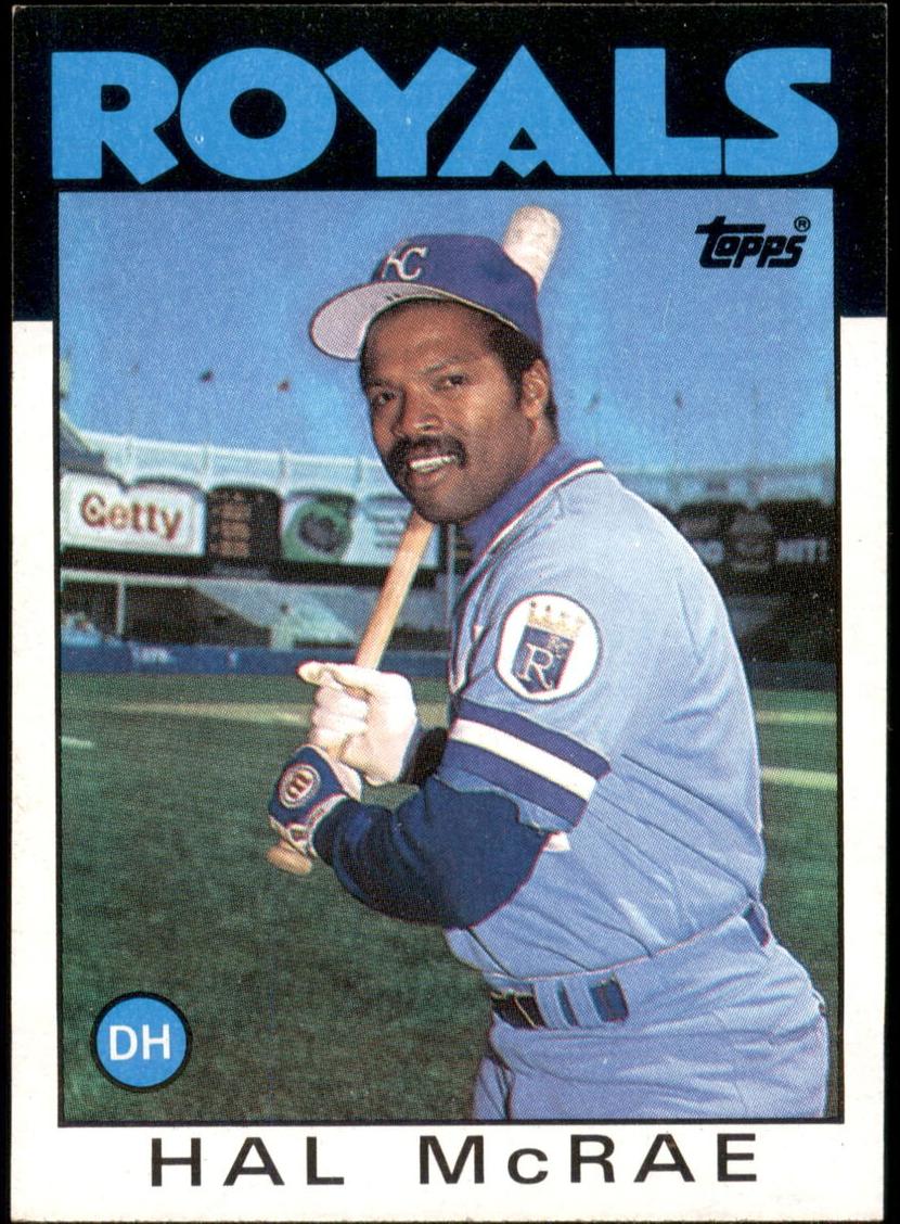 1986 Topps Baseball Hal McRae #415 PSA 10