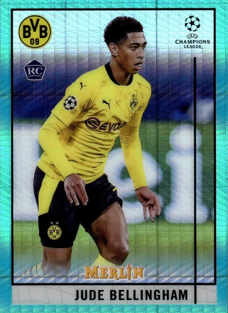 2021 Topps Chrome Bundesliga Soccer Prism Jude Bellingham #31 PSA 9