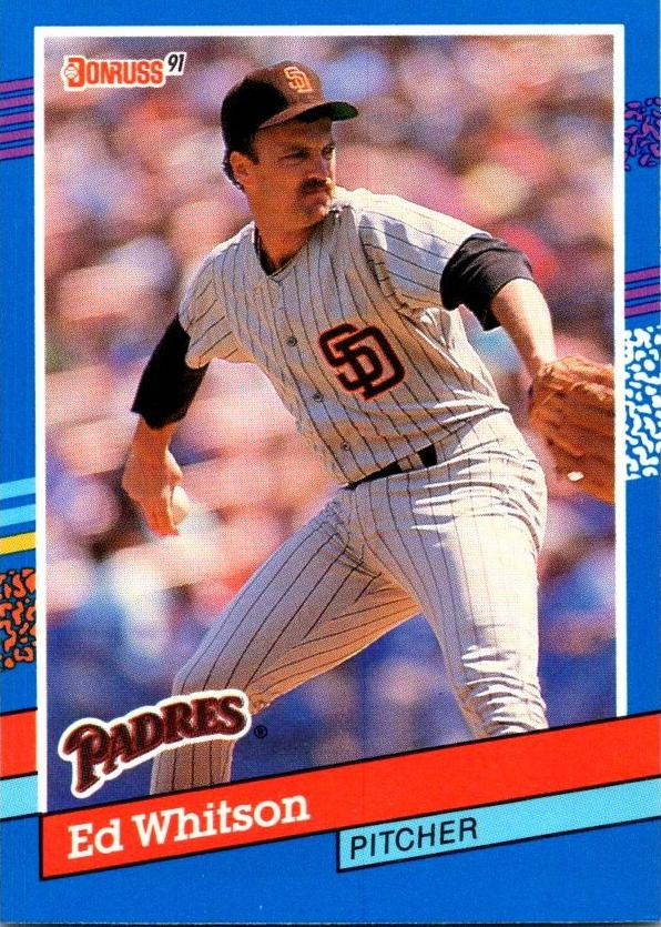 1991 Donruss Baseball Ed Whitson #186