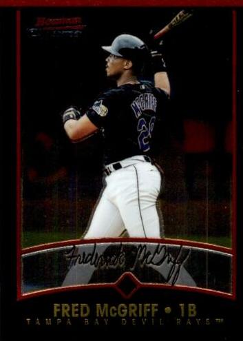 2001 Bowman Chrome Baseball Fred McGriff #34