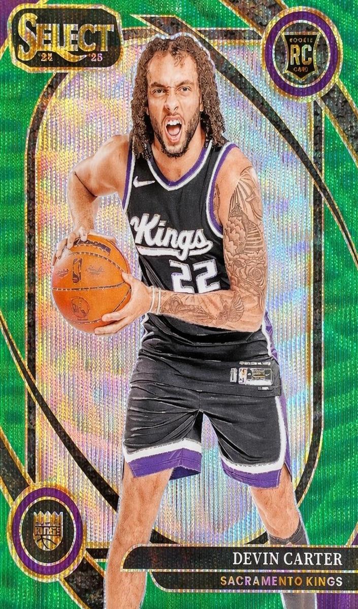 2024 Panini Select Basketball Green Wave Devin Carter #269