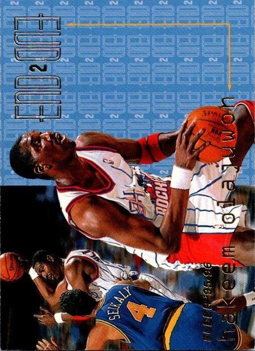 1995 Fleer Basketball Hakeem Olajuwon #13