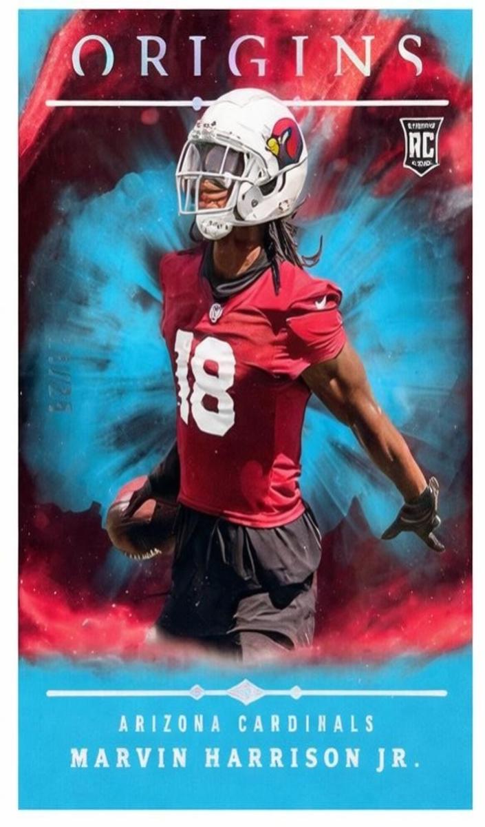 2024 Panini Origins Football Turquoise Marvin Harrison Jr. #148