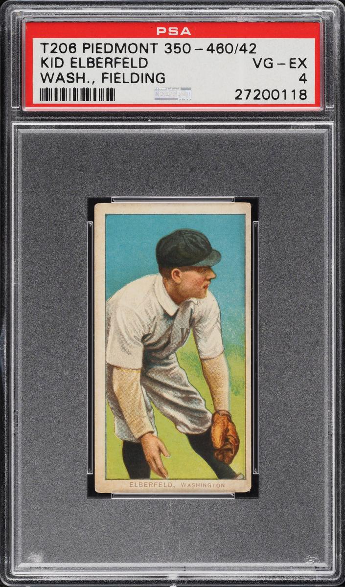1909-11 T206 Baseball Washington - Fielding Kid Elberfeld #NNO
