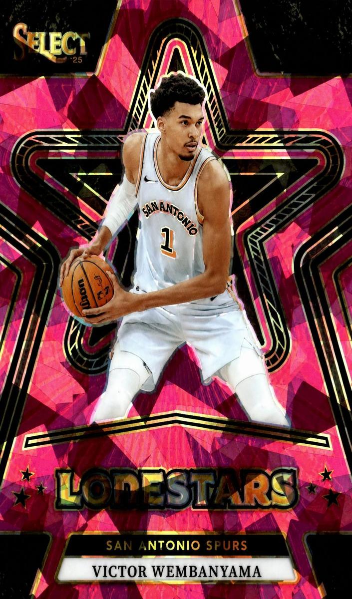 2024 Panini Select Basketball Pink Cracked Ice Victor Wembanyama #5