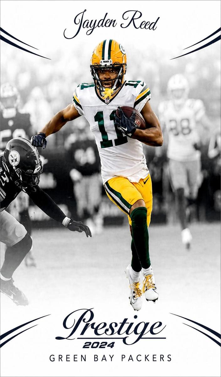2024 Panini Prestige Football Green Xtra Points Jayden Reed #110