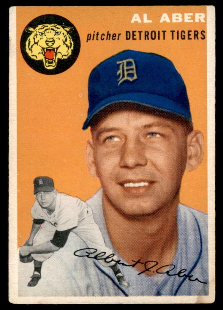 1954 Topps Baseball Al Aber #238 PSA 6