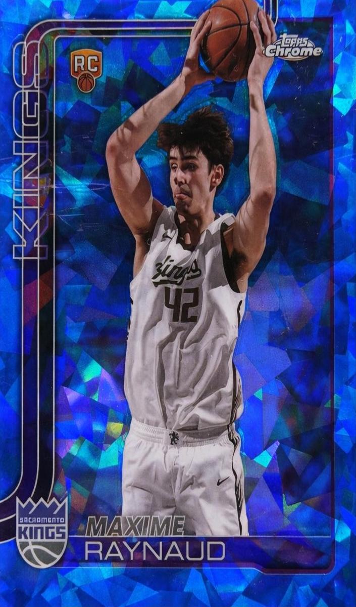 2025 Topps Chrome Sapphire Basketball Maxime Raynaud #293