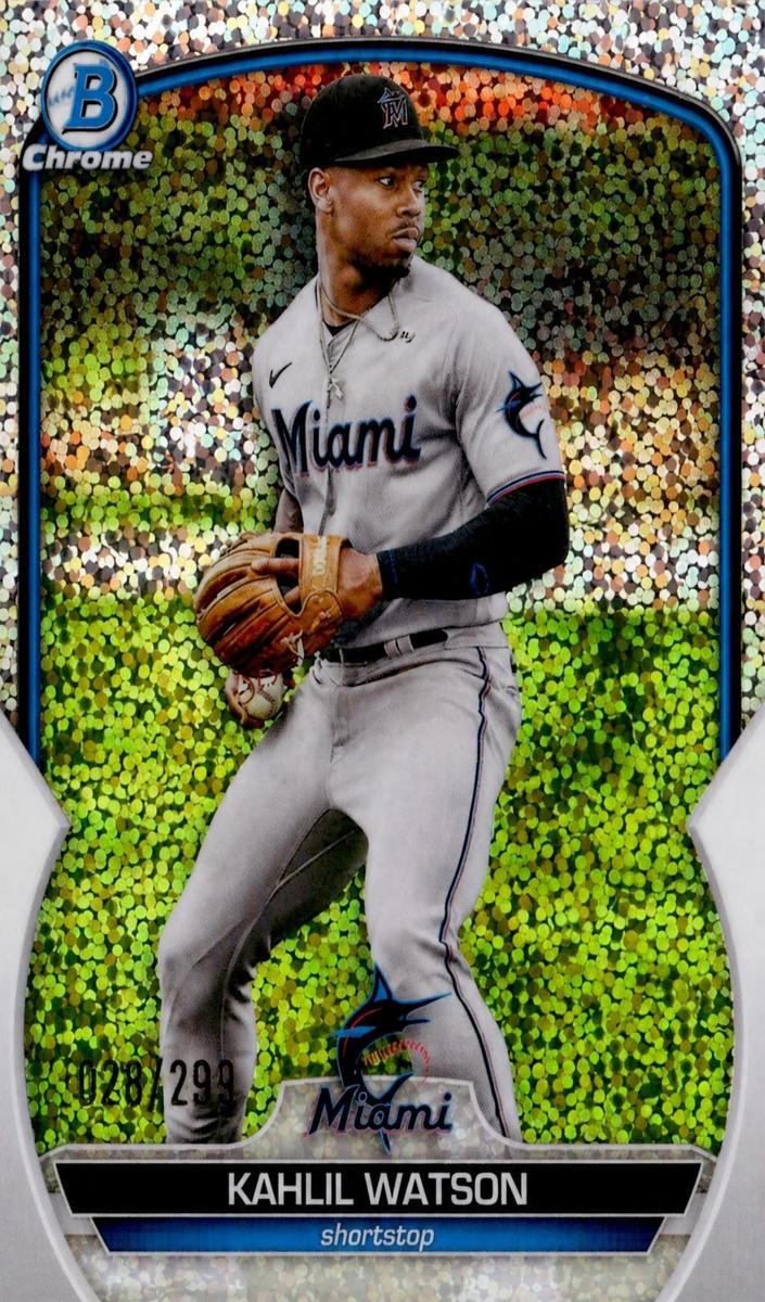 2023 Bowman Chrome Prospects Baseball Speckle Kahlil Watson #BCP-147