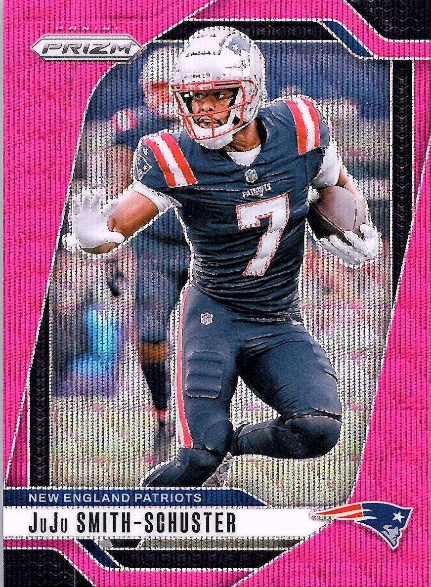 2024 Panini Prizm Football Pink Wave JuJu Smith-Schuster #196