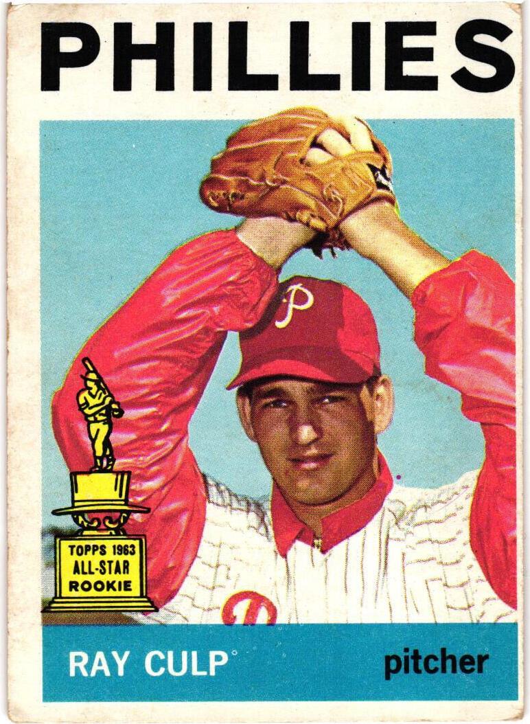 1964 Topps Baseball Ray Culp #412 PSA 7