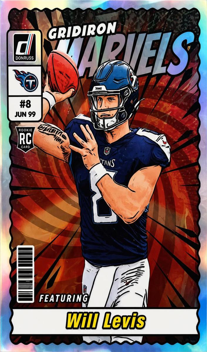 2023 Panini Donruss Football Will Levis #GM-WLE PSA 9