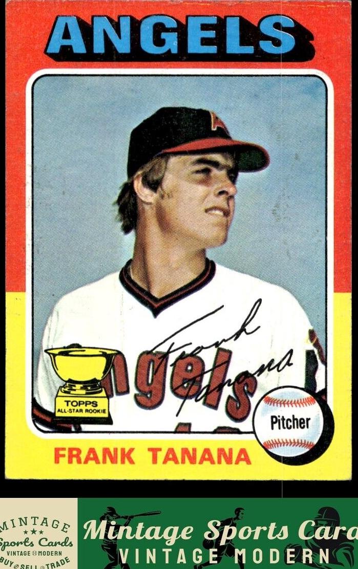 1975 Topps Mini Baseball Frank Tanana #16
