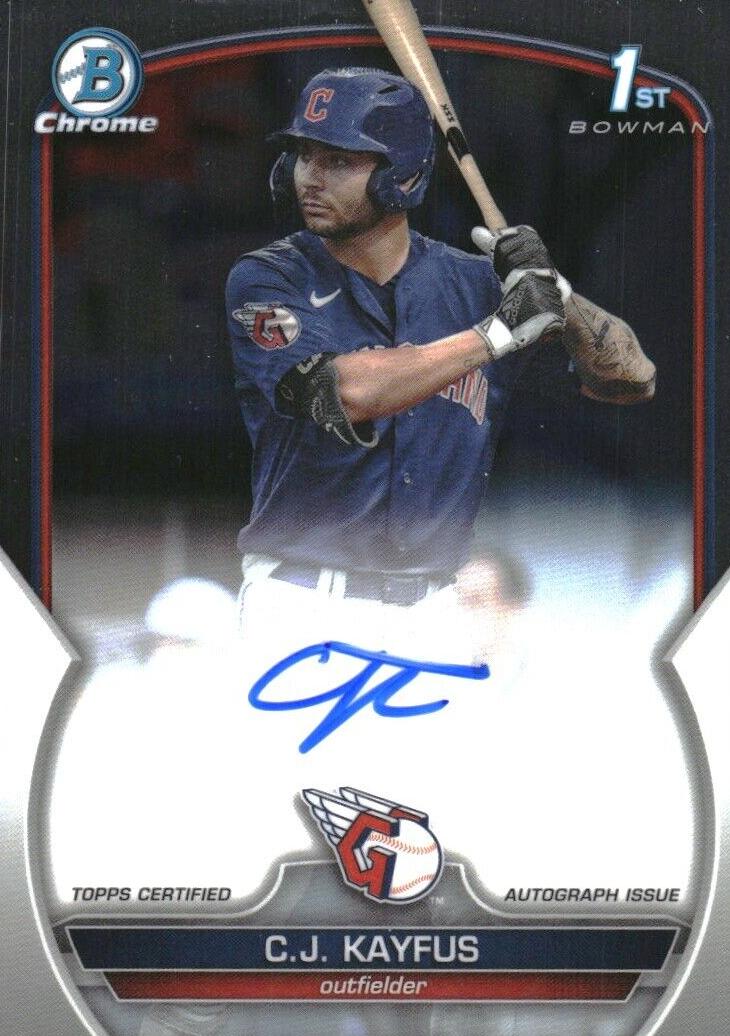 2023 Bowman Draft Chrome Baseball C.J. Kayfus #CDA-CKA