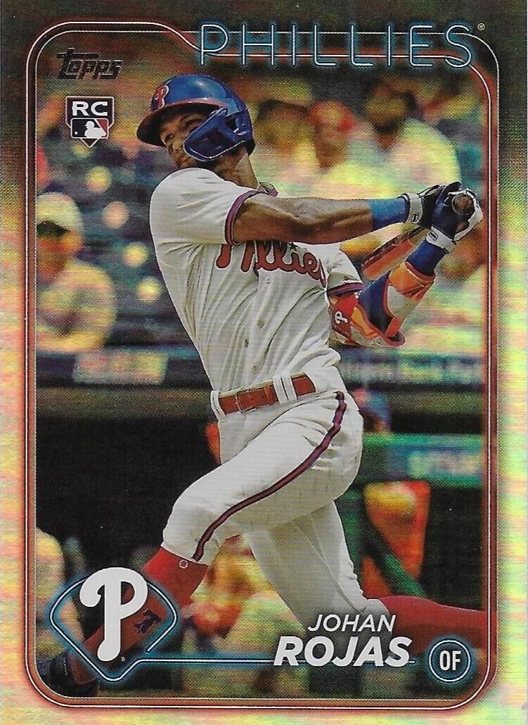 2024 Topps Baseball Rainbow Foil Johan Rojas #209 PSA 9