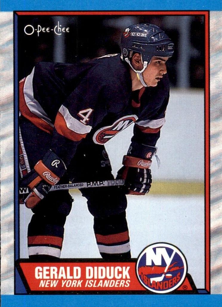 1989 O-Pee-Chee Hockey Gerald Diduck #182