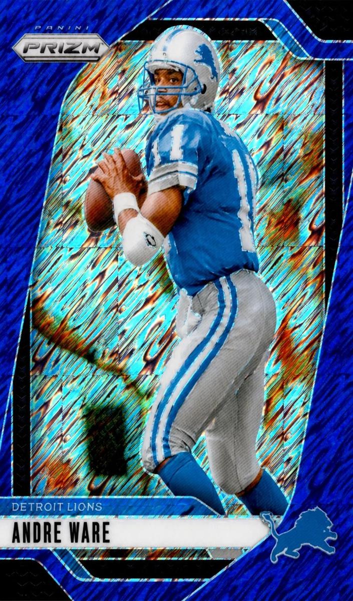 2024 Panini Prizm Football Blue Shimmer Andre Ware #98