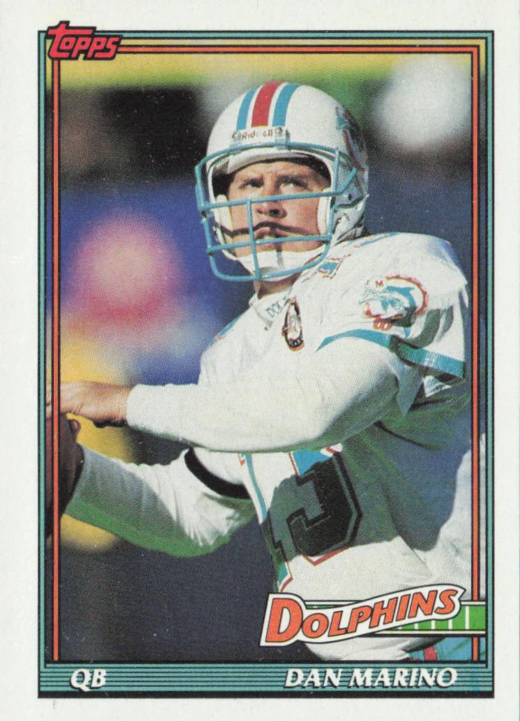 1991 Topps Football Dan Marino #112 PSA 9