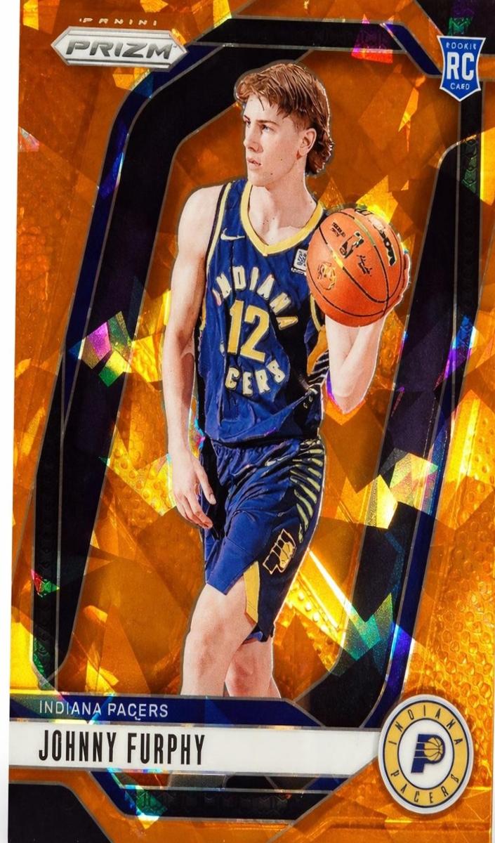 2024 Panini Prizm Basketball Orange Ice Johnny Furphy #237