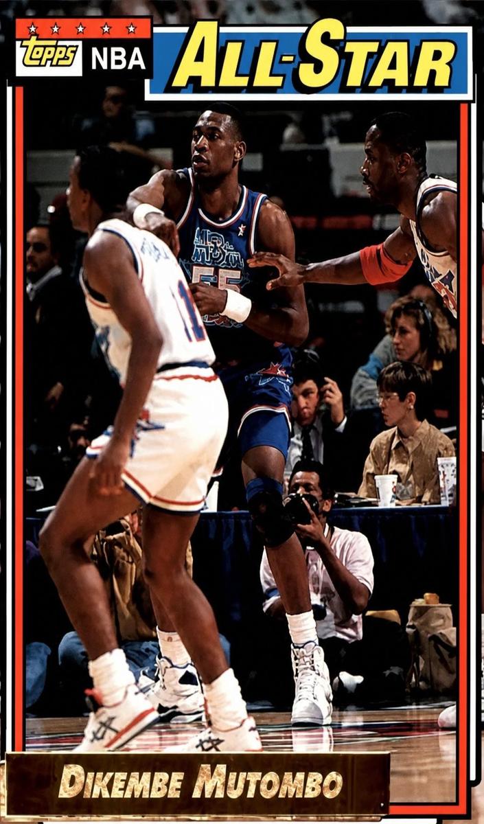 1992 Topps Basketball Gold Dikembe Mutombo #110 PSA 10