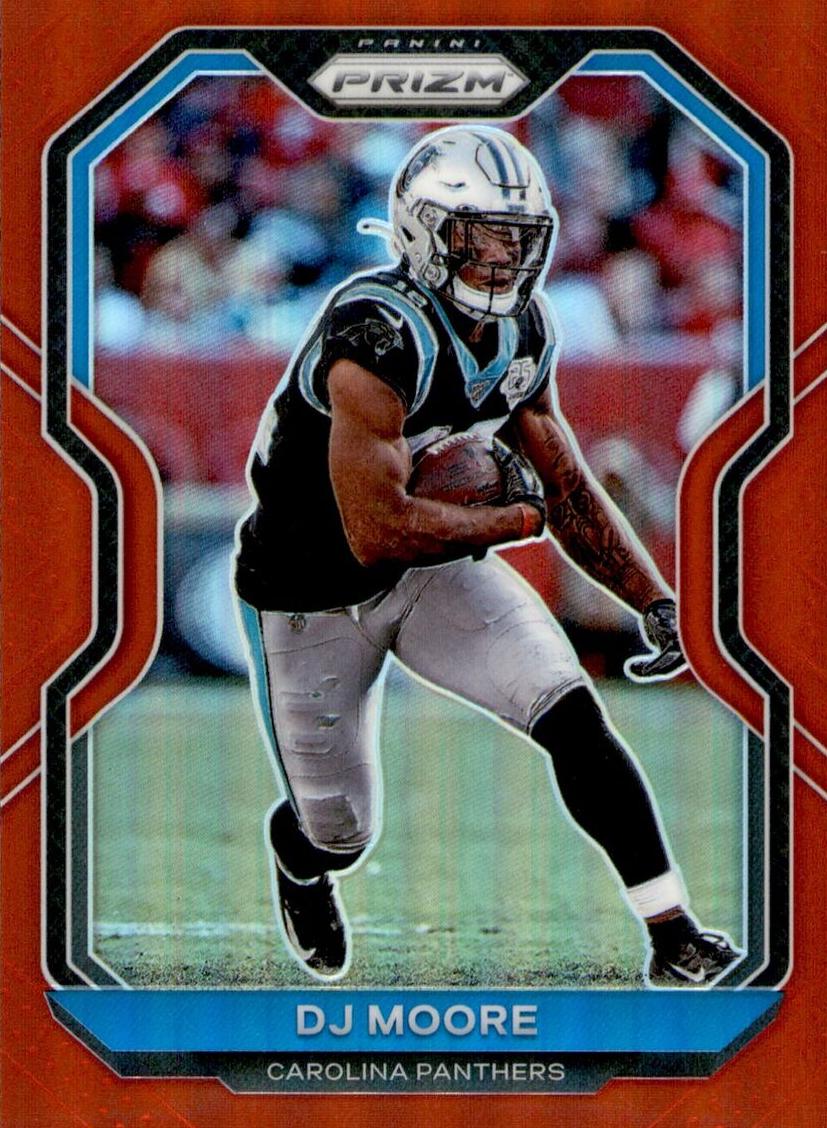 2020 Panini Prizm Football Red Prizm DJ Moore #234