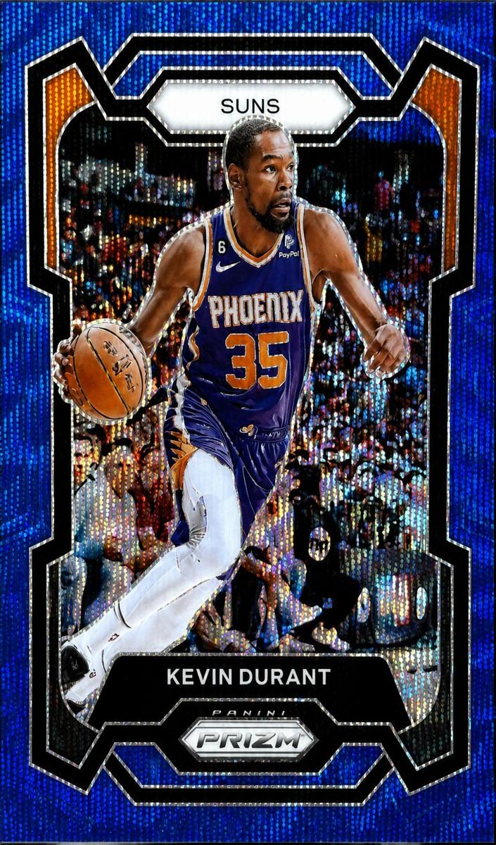 2023 Panini Prizm Basketball Blue Wave Kevin Durant #5