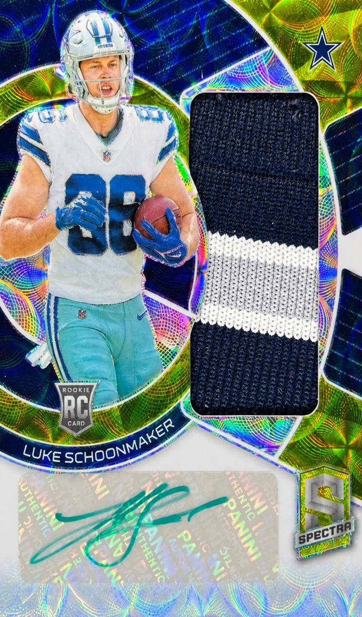 2023 Panini Spectra Football Neon Green Luke Schoonmaker #RAD-LS