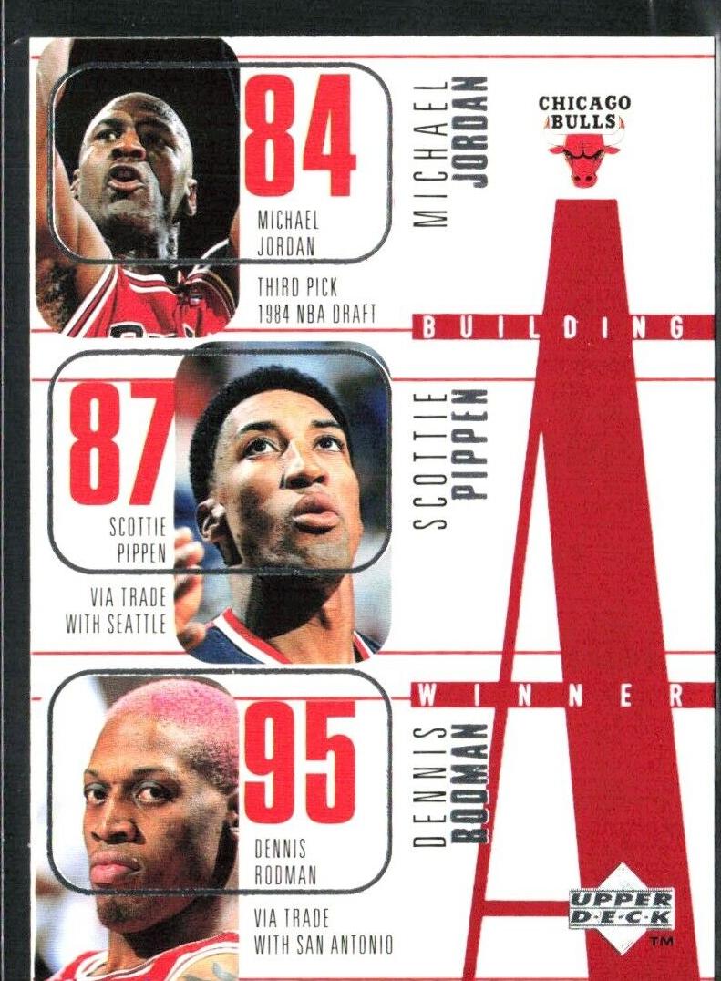 1996 Upper Deck Basketball Chicago Bulls #139 PSA 8.5