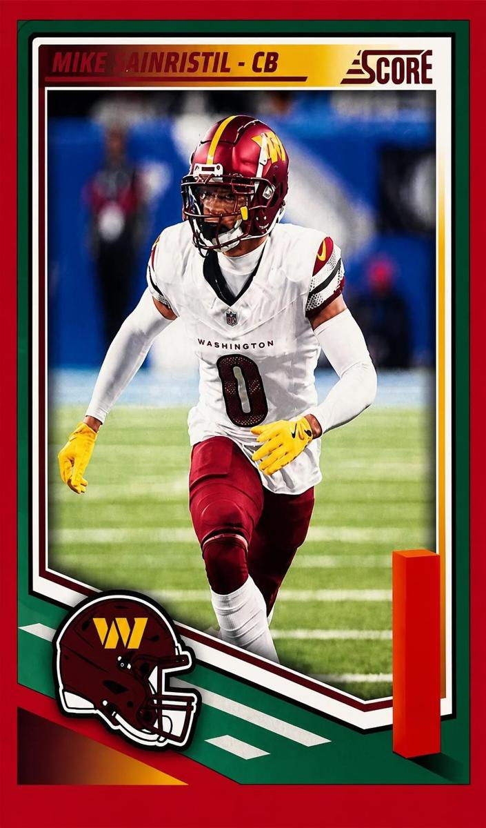 2025 Panini Score Football Red Mike Sainristil #294
