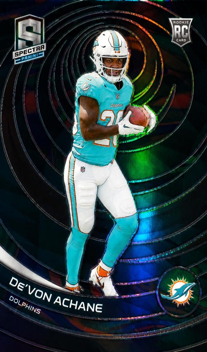 2023 Panini Spectra Football Neon Marble De'Von Achane #160