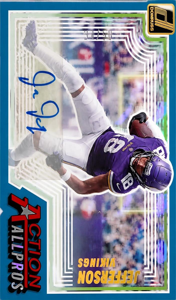2023 Panini Donruss Football Justin Jefferson #AAP-4 PSA 8.5