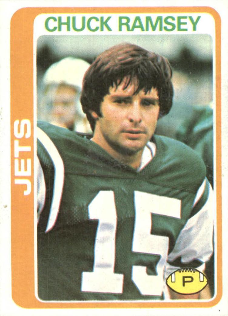 1978 Topps Football Chuck Ramsey #186