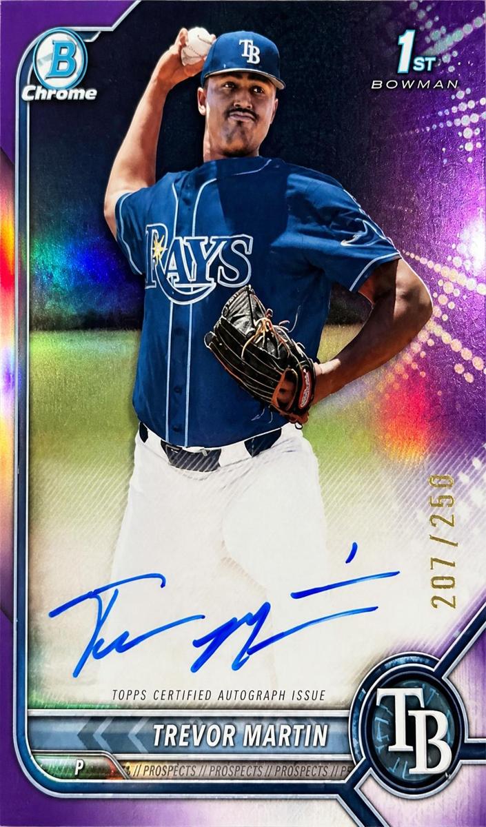2022 Bowman Draft Baseball Purple Trevor Martin #CDA-TM