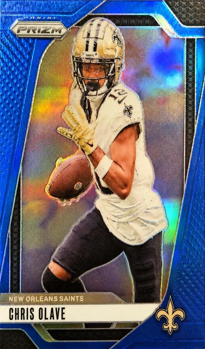 2024 Panini Prizm Football Blue Chris Olave #206