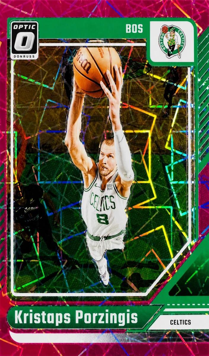 2024 Donruss Optic Basketball Pink Velocity Kristaps Porzingis #94